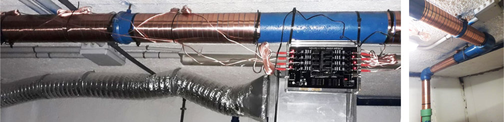 apartment building descale main water pipes hard water softener installed