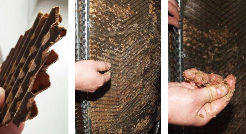 District Heating after mineral scale heat plate exchanger