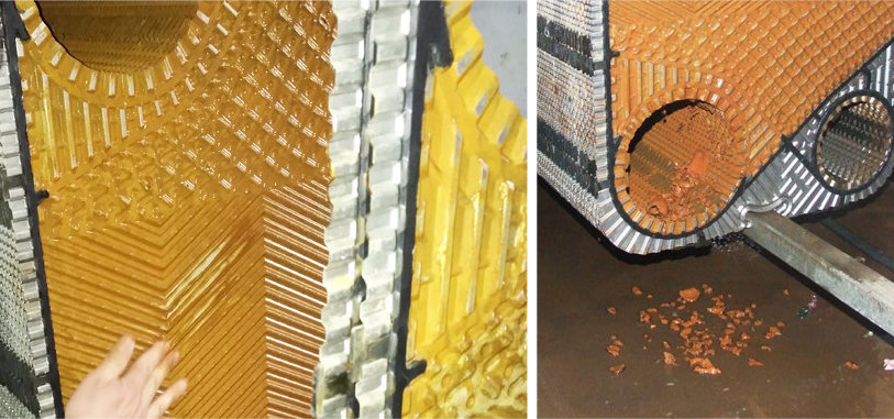 District Heating remove mineral scale heat plate exchanger