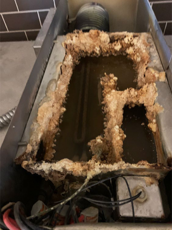 bakery descale bread oven mineral scale water