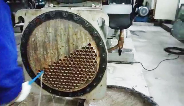 Hongfeng Hotel descale evaporator tubes clean