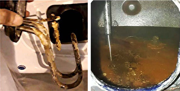 Ibis Budget hotel scale hot water tank removal