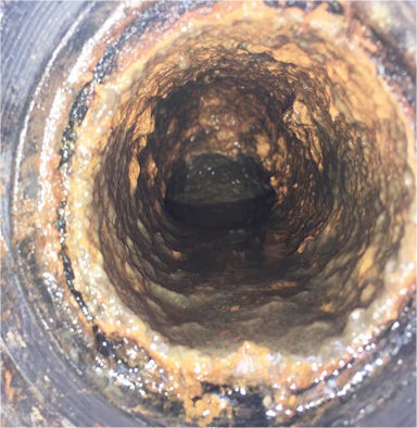 Ibis hotel Surabaya descale hot water pipe after