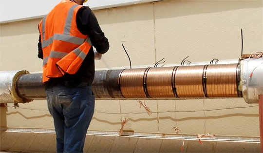 Prince Sattam university remove mineral scale pipes 1