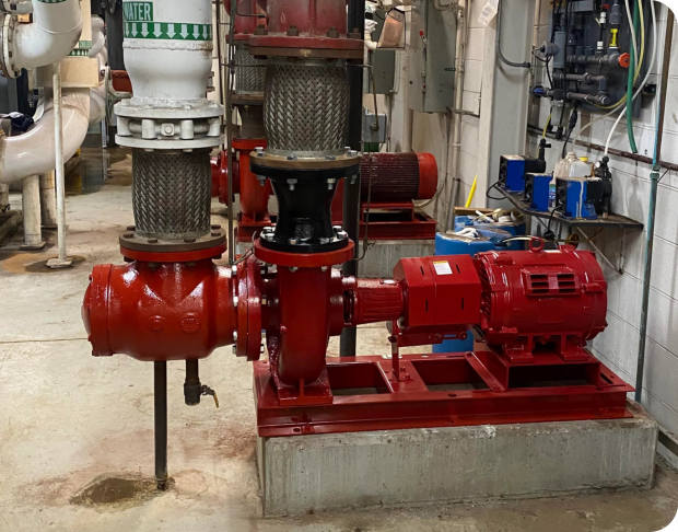water pump descale hard water