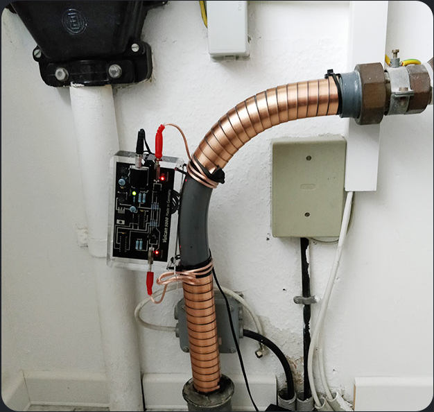 installing vulcan descaler pipe bend