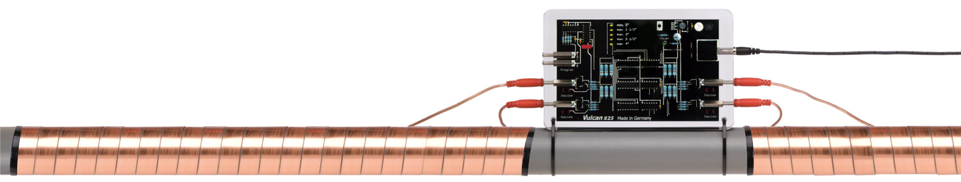 Vulcan S25 on long pipe low