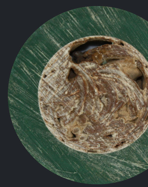 blocked green pipe mineral scale hard water