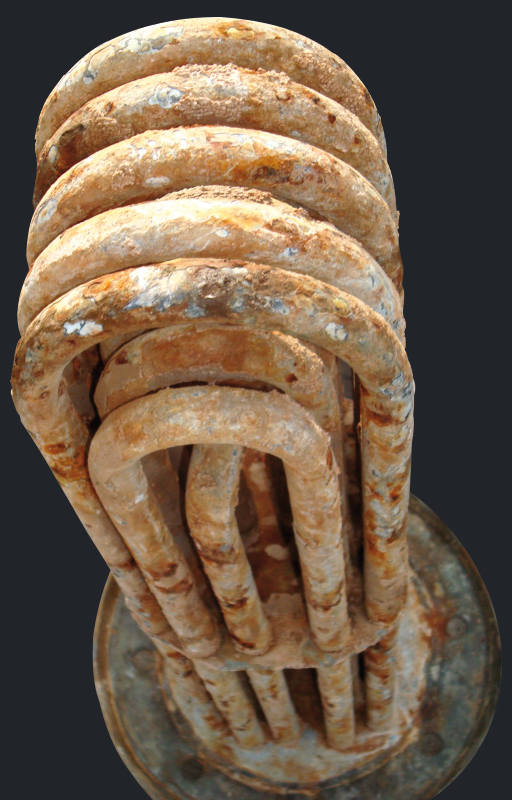 remove mineral scale on heating elements